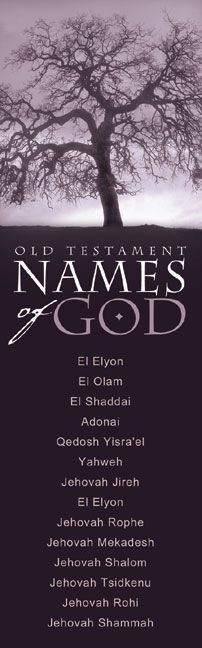 Names of God -Old Testament – Bookmark (Pkg 25) General Worship