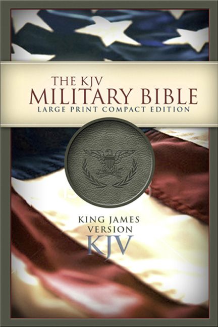 KJV Large Print Compact Military Bible