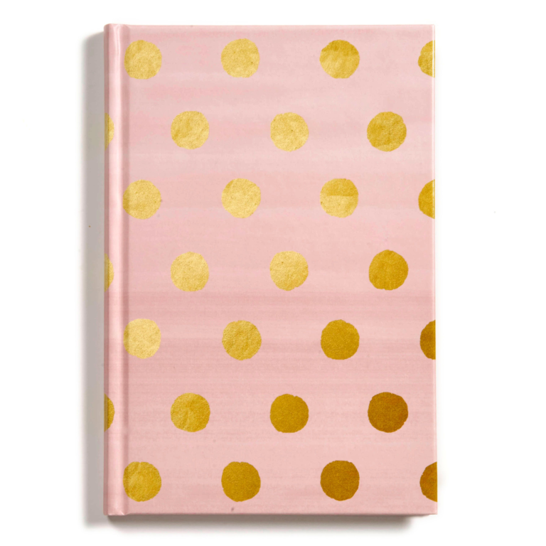 Pink with Gold Dots, Journal