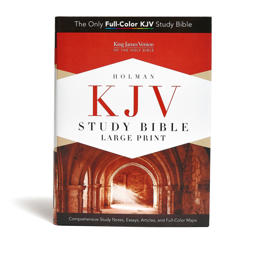 KJV Study Bible Large Print Edition, Hardcover