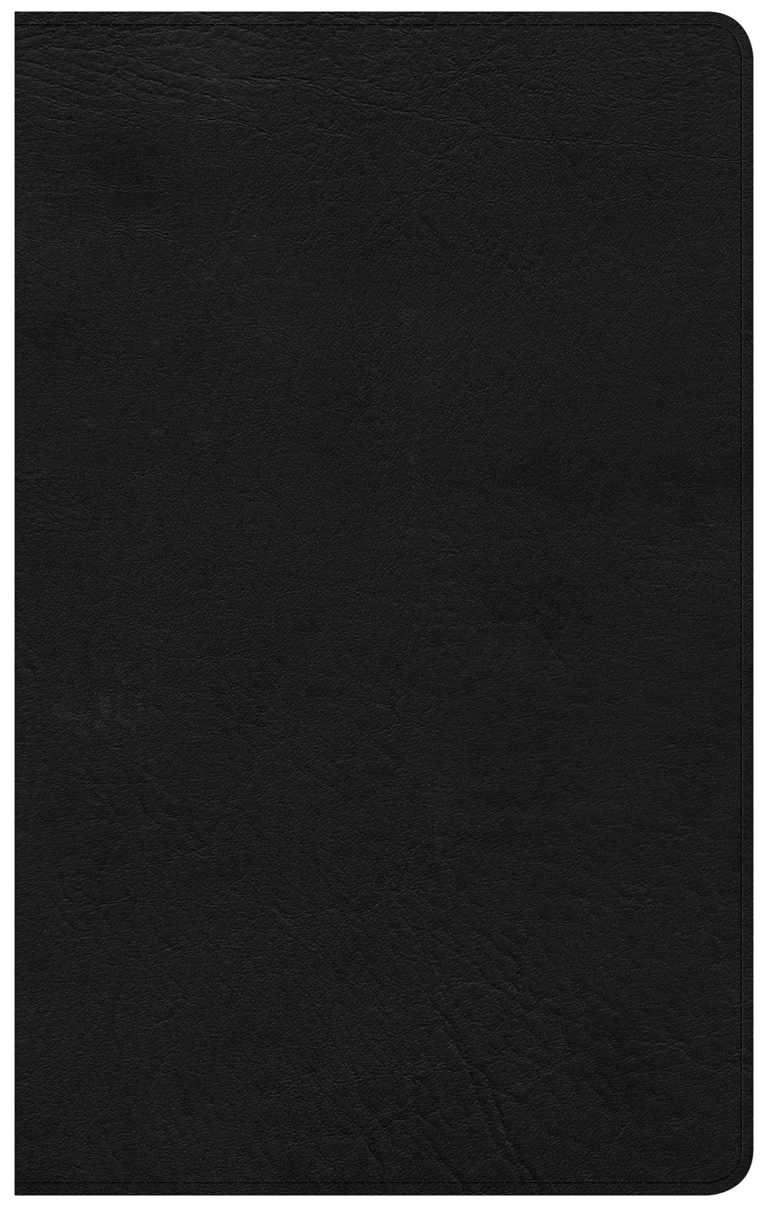 CSB Ultrathin Reference Bible, Black LeatherTouch