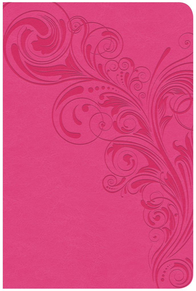 CSB Super Giant Print Reference Bible, Pink LeatherTouch, Indexed