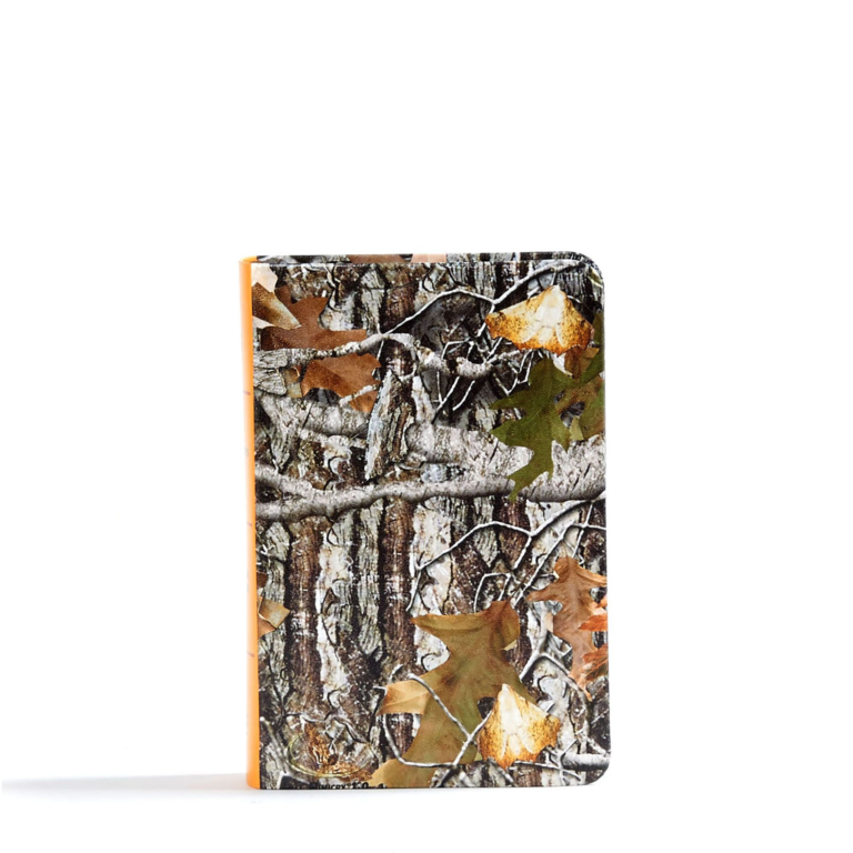 CSB Sportsman’s Bible: Large Print Compact Edition, Mothwing Camouflage LeatherTouch