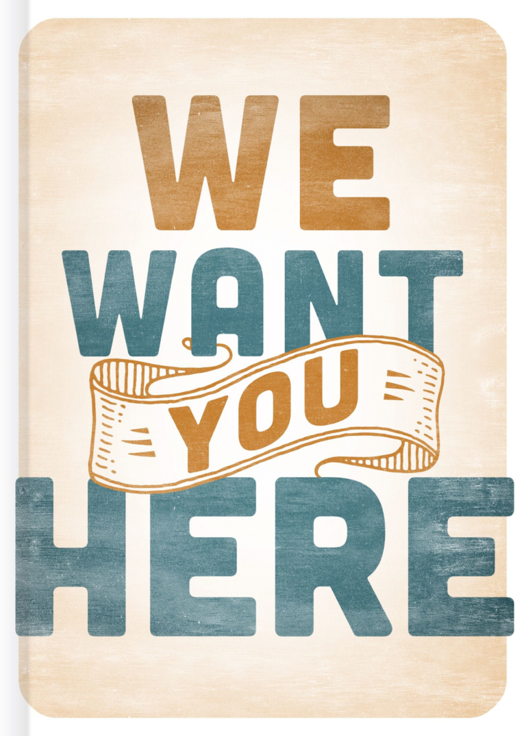 We Want You Here, eBook
