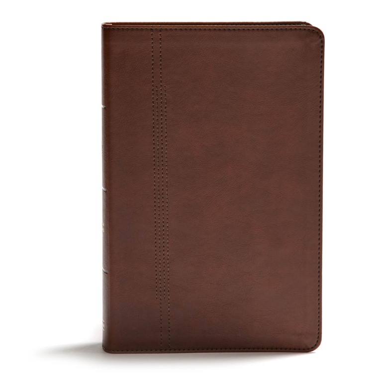 CSB Restoration Bible, Brown LeatherTouch, Indexed