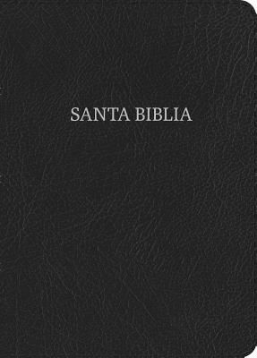 NVI Biblia Compacta Letra Grande negro, piel fabricada con índice