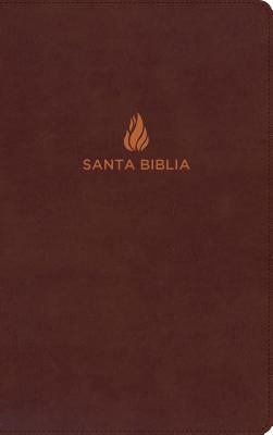 NVI Biblia Ultrafina, marrón piel fabricada con índice