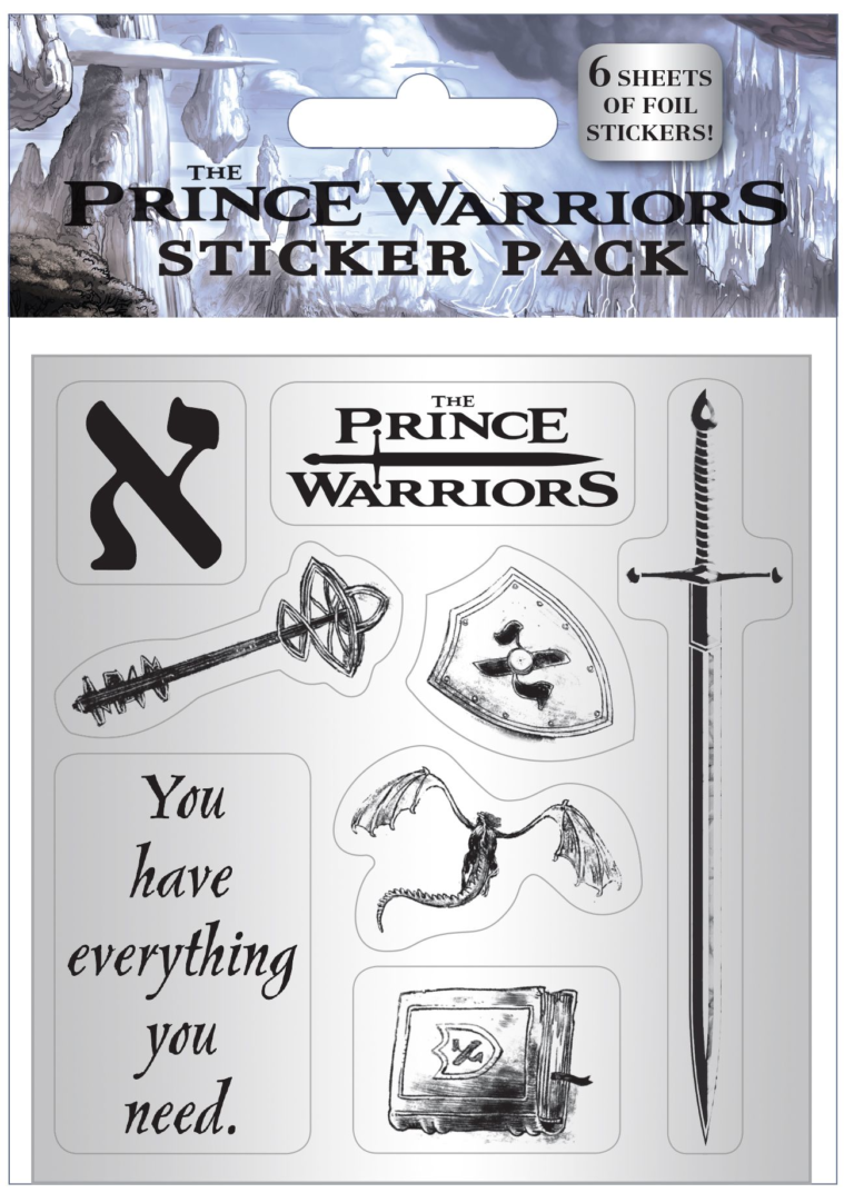 The Prince Warriors Foil Sticker Pack