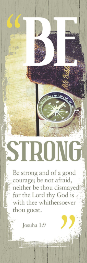 Be Strong MALE – Bookmark (Pkg 25)  General Worship