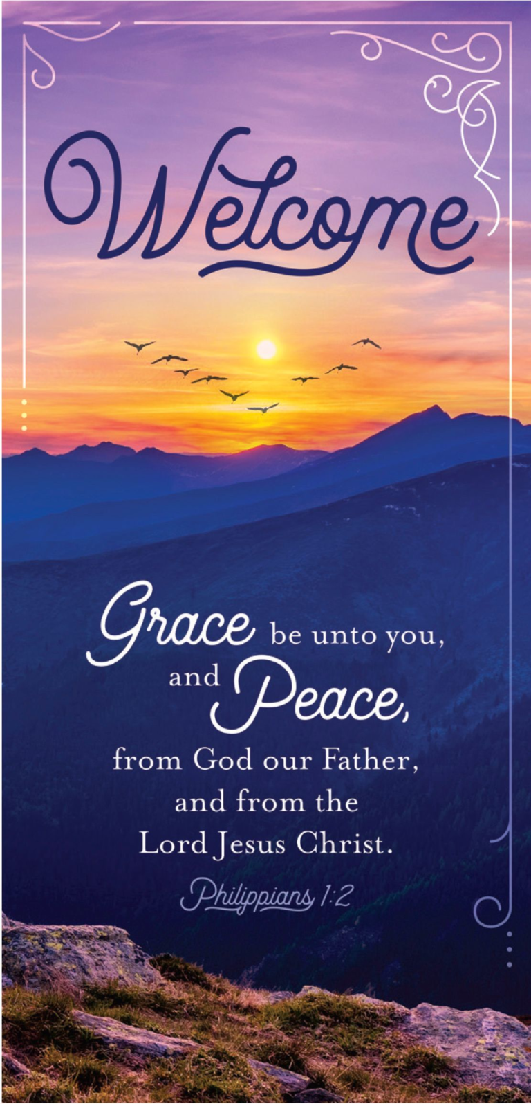 Welcome Grace and Peace – Guest Card (PKG 50)