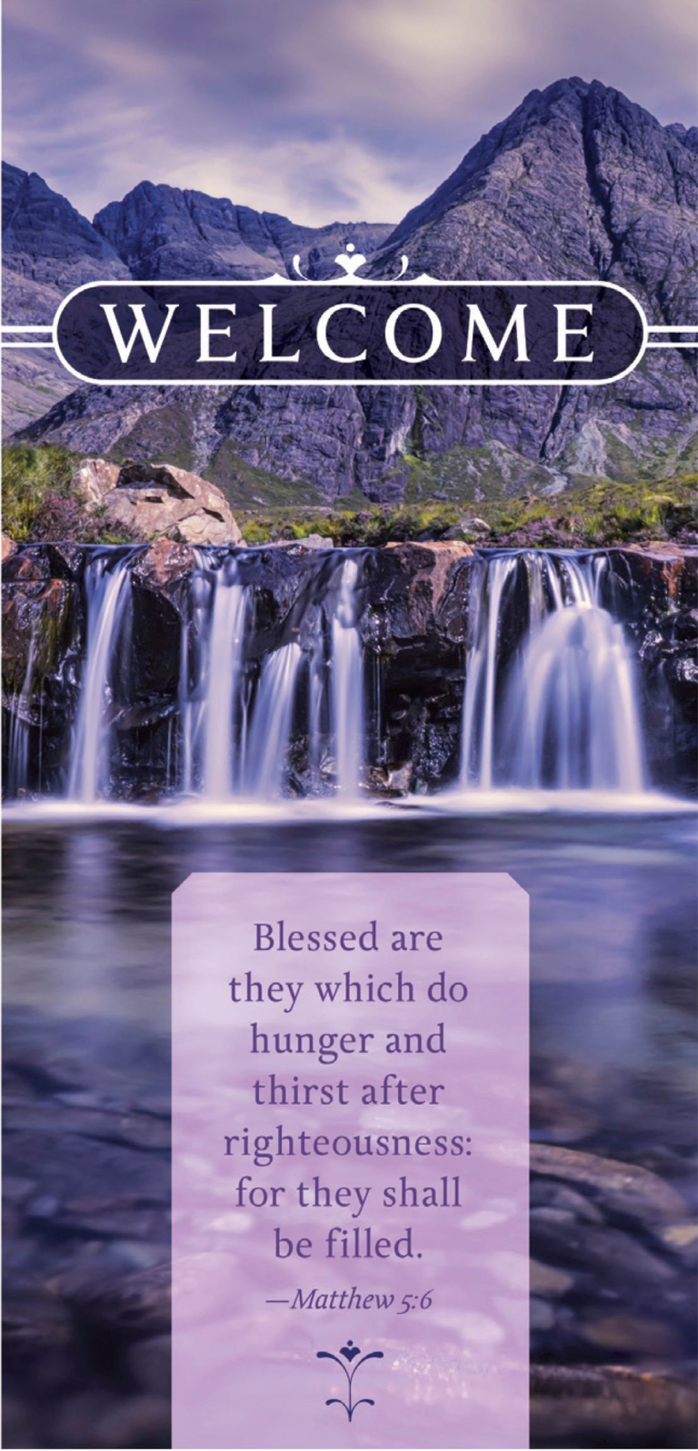 Welcome  Blessed – Guest Card (PKG 50)