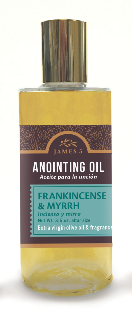 Anointing Oil – Frankincense and Myrrh (3.5 oz) Altar Size
