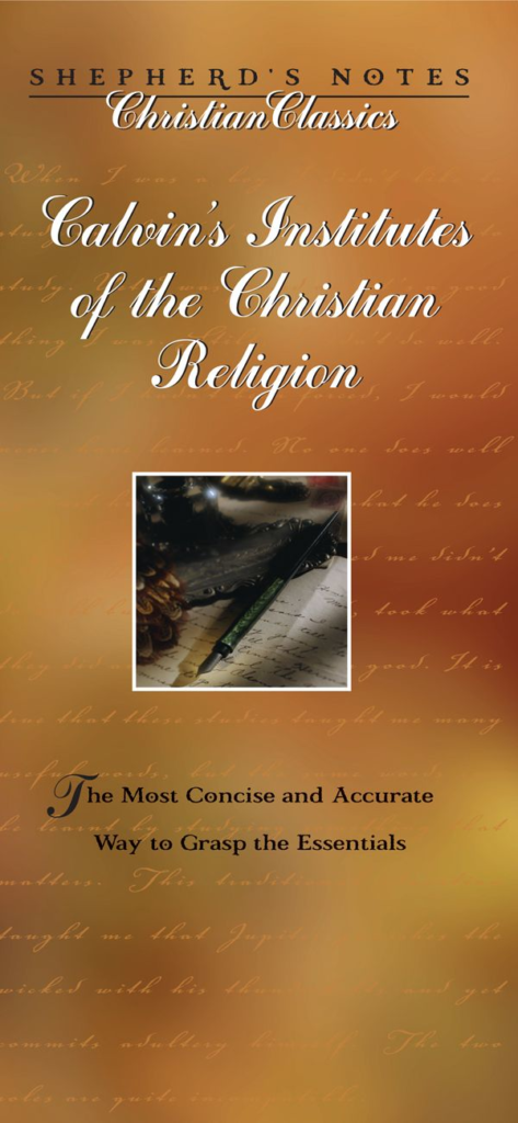 Calvin’s Institutes of the Christian Religion, eBook