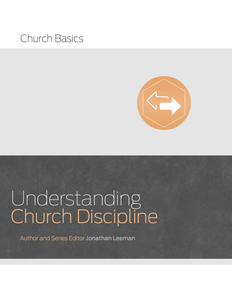 Understanding Church Discipline, eBook