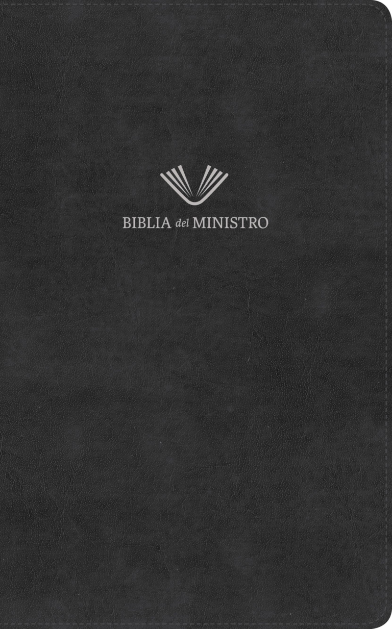 RVR 1960 Biblia del ministro, negro piel fabricada