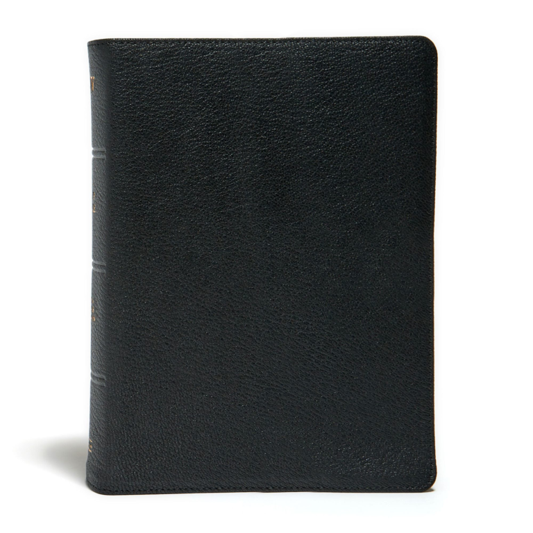 KJV Study Bible, Full-Color, Black Premium Goatskin