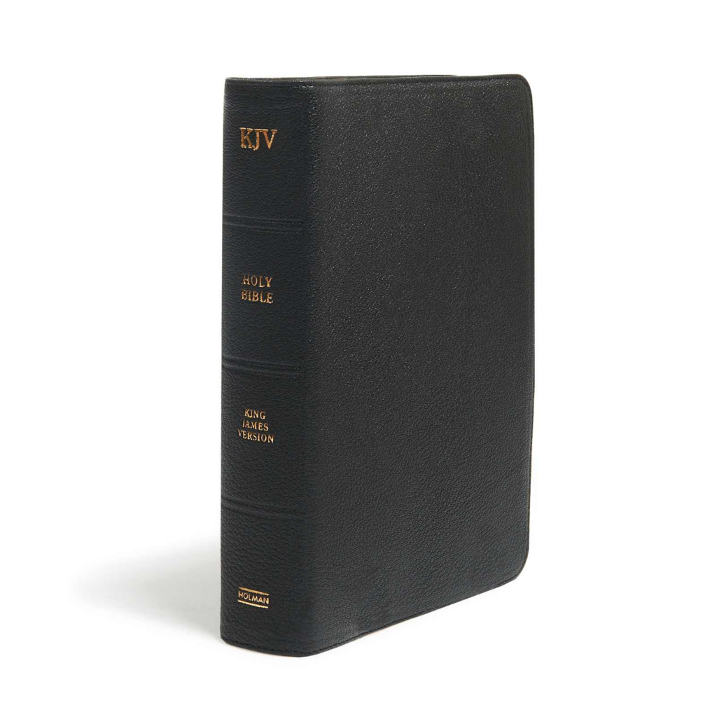 KJV Study Bible, Full-Color, Black Premium Goatskin, Indexed