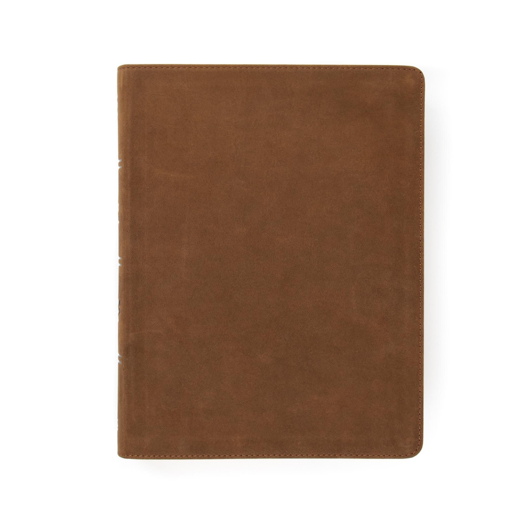 CSB Men of Character Bible, Brown Genuine Leather
