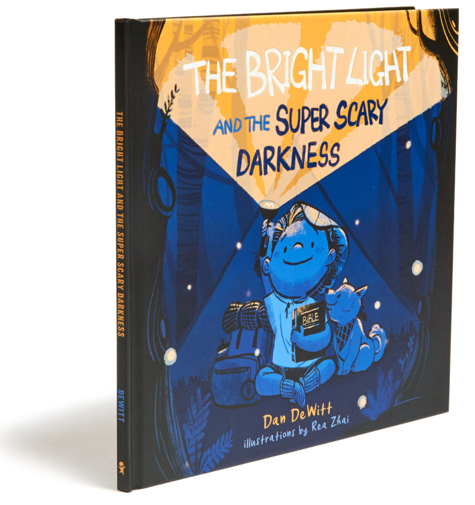 Book cover of The Bright Light and the Super Scary Darkness