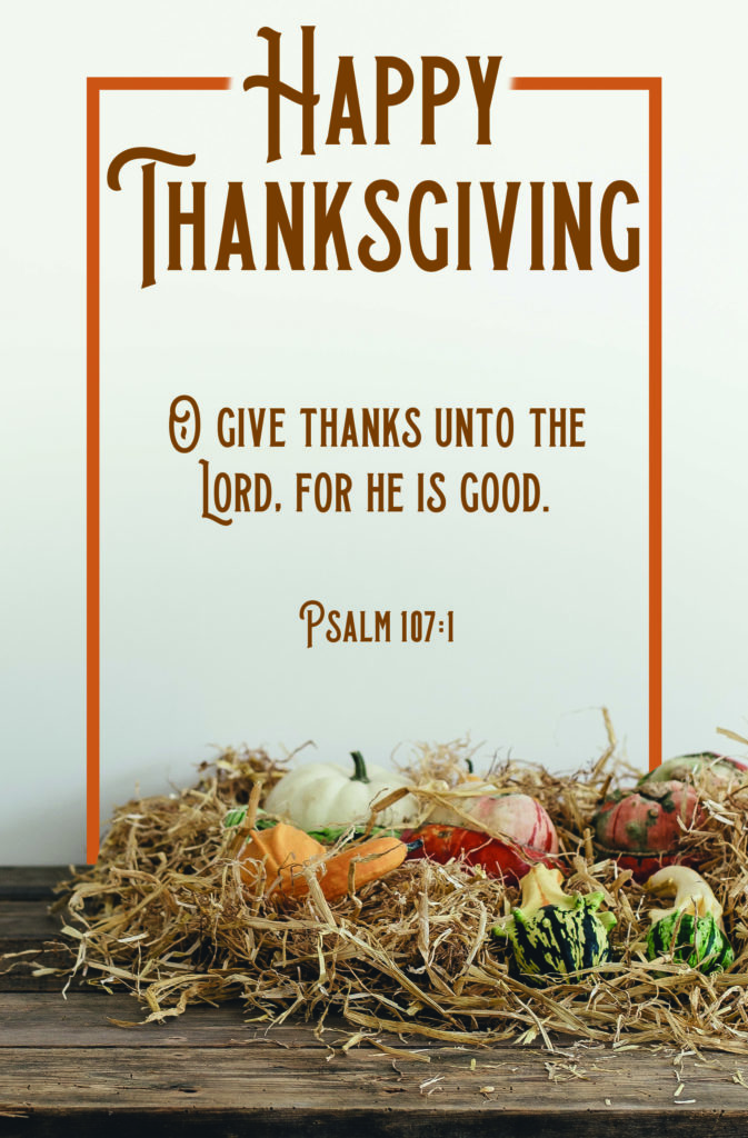 Happy Thanksgiving  Bulletin (Pkg 100) Thanksgiving