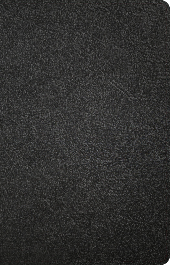 CSB Thinline Bible, Black Genuine Leather, Indexed