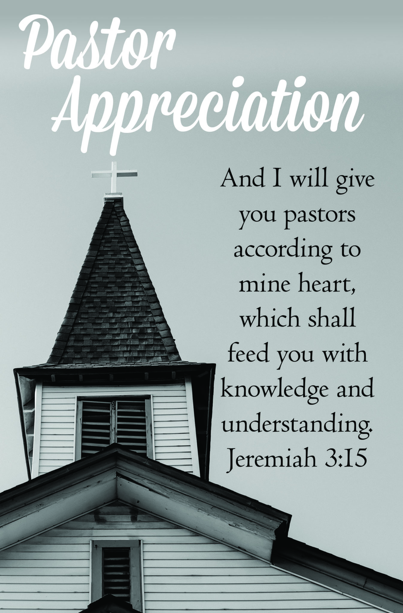 We Love Our Pastors Bulletin (Pkg 100) Pastor Appreciation