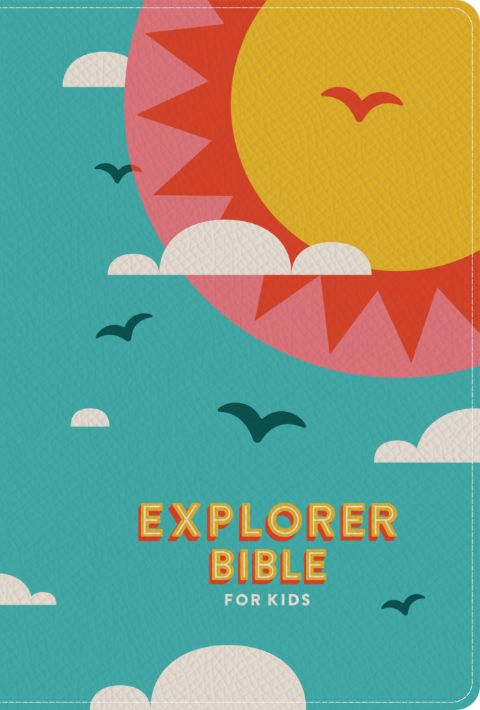 CSB Explorer Bible for Kids, Hello Sunshine LeatherTouch, Indexed