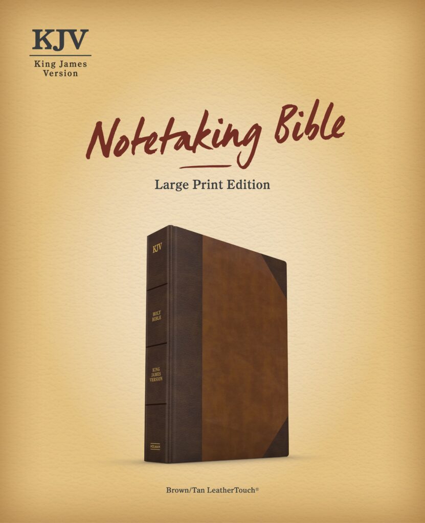 KJV Notetaking Bible Faux Leather Strength&Dignity Prov31:25