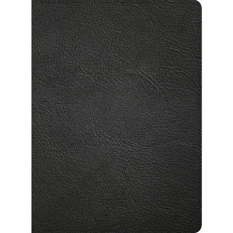 CSB Pastor’s Bible, Verse-by-Verse Edition, Holman Handcrafted Collection, Black Premium Goatskin