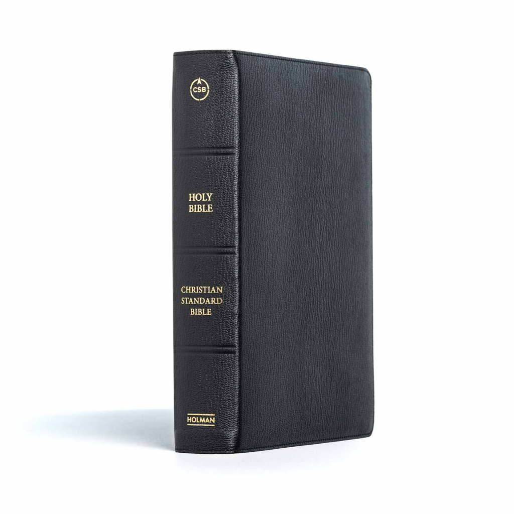Spurgeon Study Bible: Christian Standard Bible, Black / Brown Leathertouch