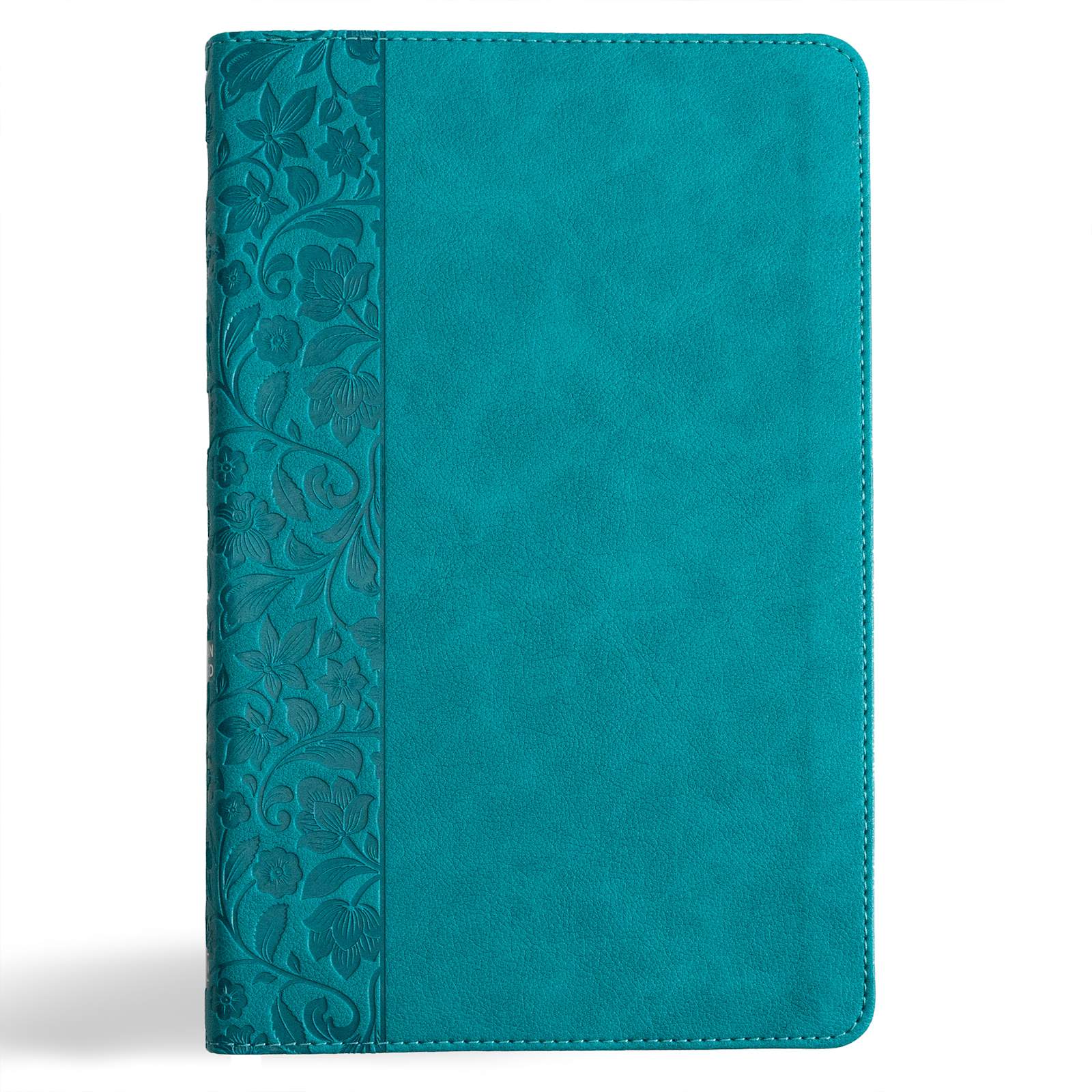CSB Thinline Bible, Teal LeatherTouch B&H Publishing
