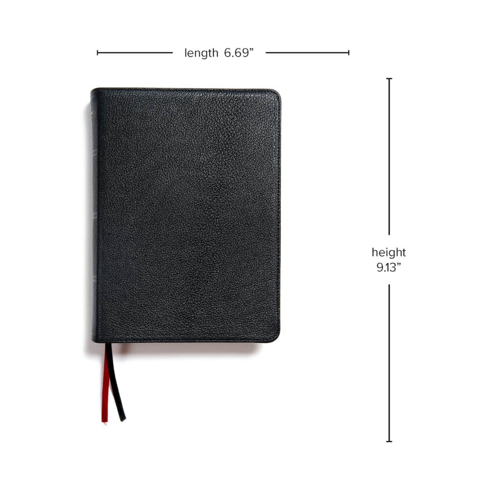 KJV Study Bible, Full-Color, Black Premium Goatskin, Indexed