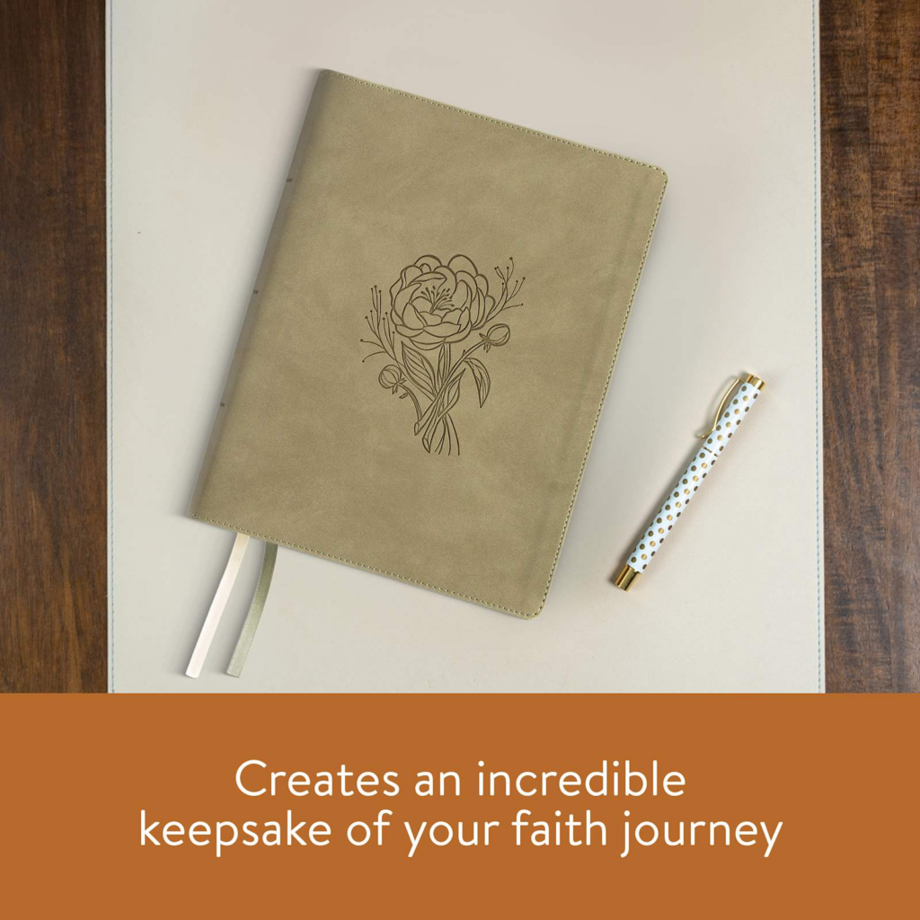 KJV Notetaking Bible, Large Print Edition, Soft Pink LeatherTouch